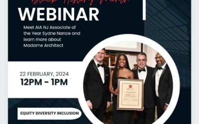 AIA New Jersey Equity Diversity and Inclusion Committee Hosts A Webinar with Sydne Nance, Associate AIA