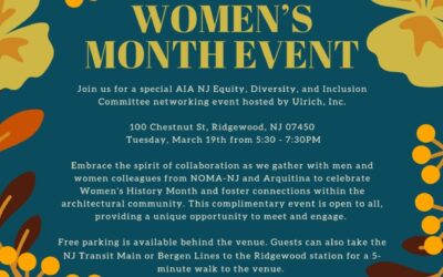 Join The AIA NJ Equity, Diversity and Inclusion Women’s Month Networking Event at Ulrich, Inc.