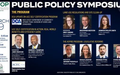 AIA New Jersey President Andrew E. Thompson, AIA, NOMAC, LEED AP BD+C, Featured at NAIOP Public Policy Symposium