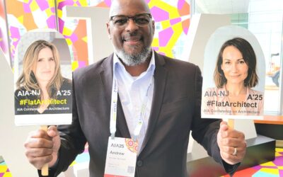 #FlatArchitect Delly Yaker, AIA, and #FlatArchitect Elina Shchervinsky, AIA, Take on the AIA 25 EXPO!