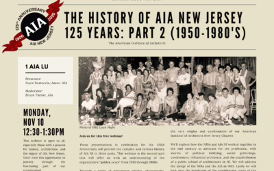 The History of AIA NJ 125 Years: Part 2 (1950-1980s)