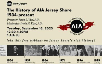 The History of AIA Jersey Shore: 1934-present