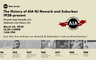 The American Institute of Architects New Jersey Chapter Historical Archives Committee Presents The History of AIA Newark and Suburban
